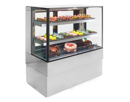 Airex Freestanding Refrigerated Square Food Display AXR.FDFSSQ | Floor Standing - Cold Displays