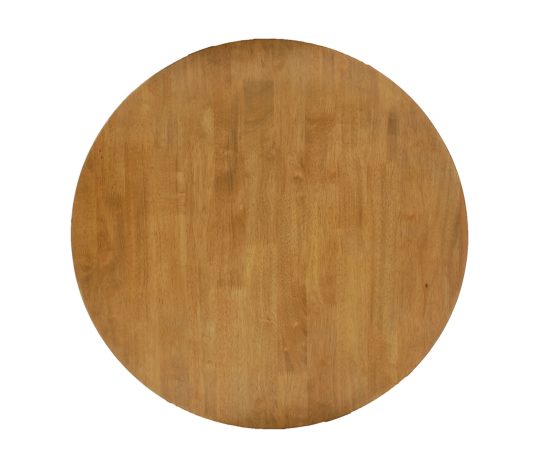 Timber Table Top-Round 700mm- Light Oak (Various stains available) | Timber Table Tops
